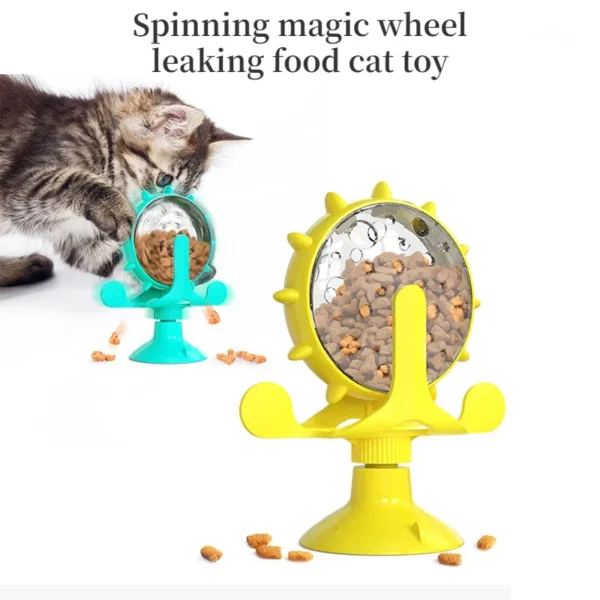 Interactive Pet Feeding Wheel – Slow Feeder & Treat Dispenser for Dogs & Cats - Image 2