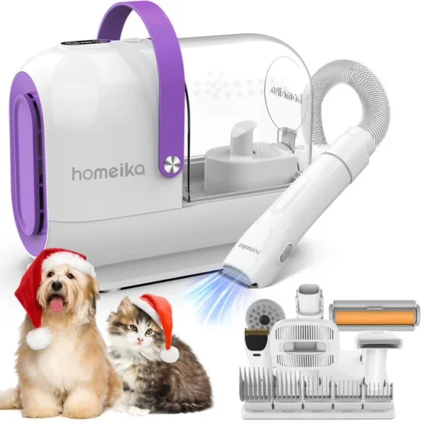 Homeika 3L Dog Grooming Kit – Silent Pet Vacuum with 99% Hair Suction - Image 6