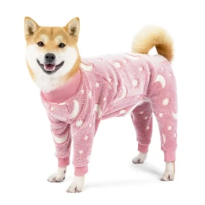 Soft Dog Pajamas – 4-Legged Warm Fleece