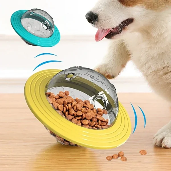UFO Dog Toy – 2-in-1 Flying Disk & Treat Dispensing Ball - Image 2