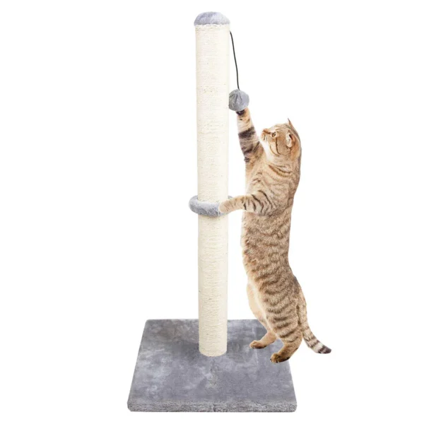 Tall Cat Scratching Post with Sisal & Play Ball - Image 8