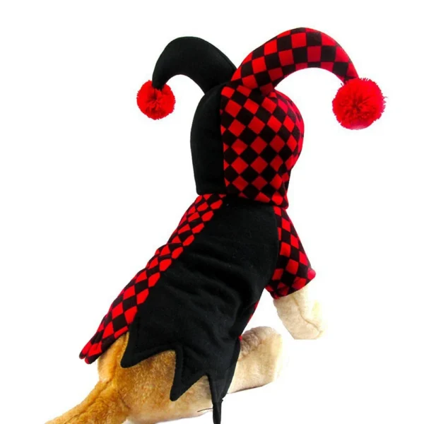 Joker Dog Cat Costume – Funny Halloween & Christmas Pet Outfit - Image 3