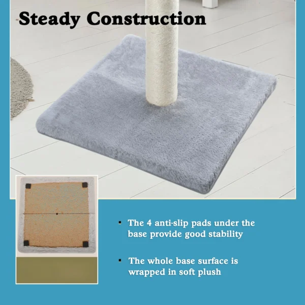 Tall Cat Scratching Post with Sisal & Play Ball - Image 5