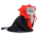 Pet Vampire Cloak – Cute Halloween Costume for Cats & Small Dogs