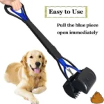 Pooper Scooper for Dog – Long Handle Easy Pick Up Tool