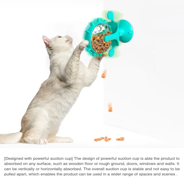 Interactive Pet Feeding Wheel – Slow Feeder & Treat Dispenser for Dogs & Cats - Image 5