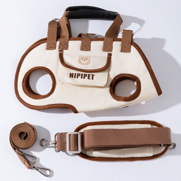Pet Dog & Cat Portable Crossbody Handbag – Genuine Leather Carrier - Image 6