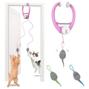 Colorful Beating Mouse Electric Hanging Cat Toy
