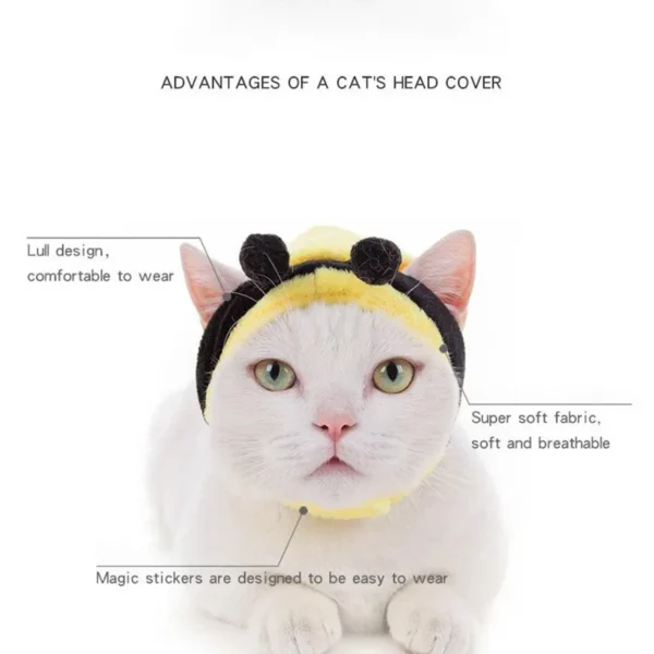 Pet Tiger Hat – Soft Cute Headwear for Cats & Small Dogs - Image 6