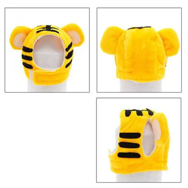Pet Tiger Hat – Soft Cute Headwear for Cats & Small Dogs - Image 4