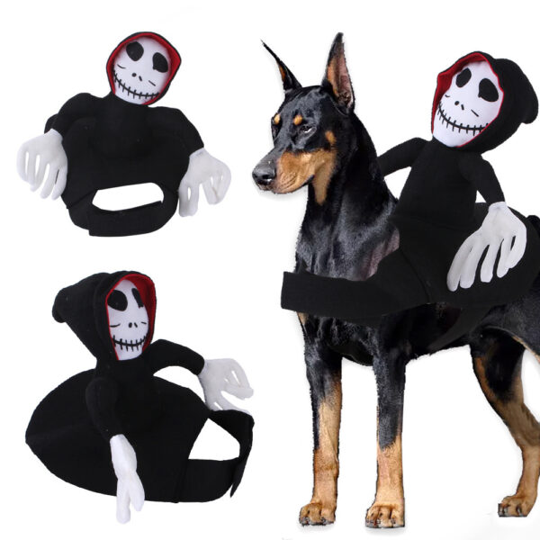 Halloween Ghost Vest Pet Costume - Image 9
