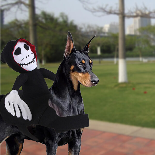 Halloween Ghost Vest Pet Costume - Image 4