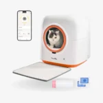 60L Automatic Self-Cleaning Cat Litter Box with Smart App (Multi-Cat Friendly)