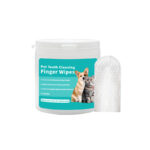 Disposable Pet Cleaning Wipes for Cats & Dogs – Teeth & Ear Care Finger Wipes