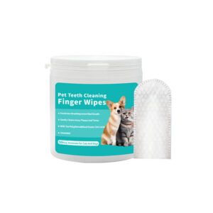 Disposable Pet Cleaning Wipes for Cats & Dogs – Teeth & Ear Care Finger Wipes