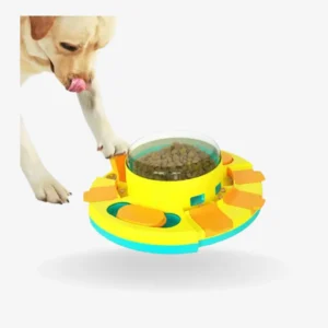 Dog Treat Dispenser – Interactive Slow Feeder Puzzle Toy for Smart Training