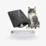 Double Rice Grain Cat Litter Mat – Waterproof Litter Trapper Pad