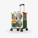 Dog Carriers with Wheels – Extra Large Portable Pet Trolley Travel Bag