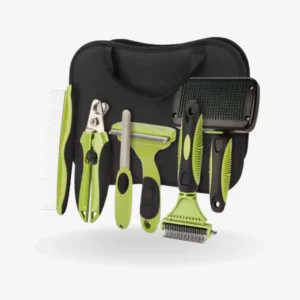 Professional Dog Grooming Kit – 6 Piece Pet Brush Set for Dogs & Cats