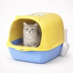 Oversized Enclosed Cat Litter Box – Large Covered Pet Toilet