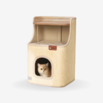 Bedside Sisal Cat Sleeping Barrel – Minimalist Square Cat Nest