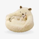 Petsay Winter Warm Plush Pet Bed – Cozy Calming House for Cats & Small Dogs