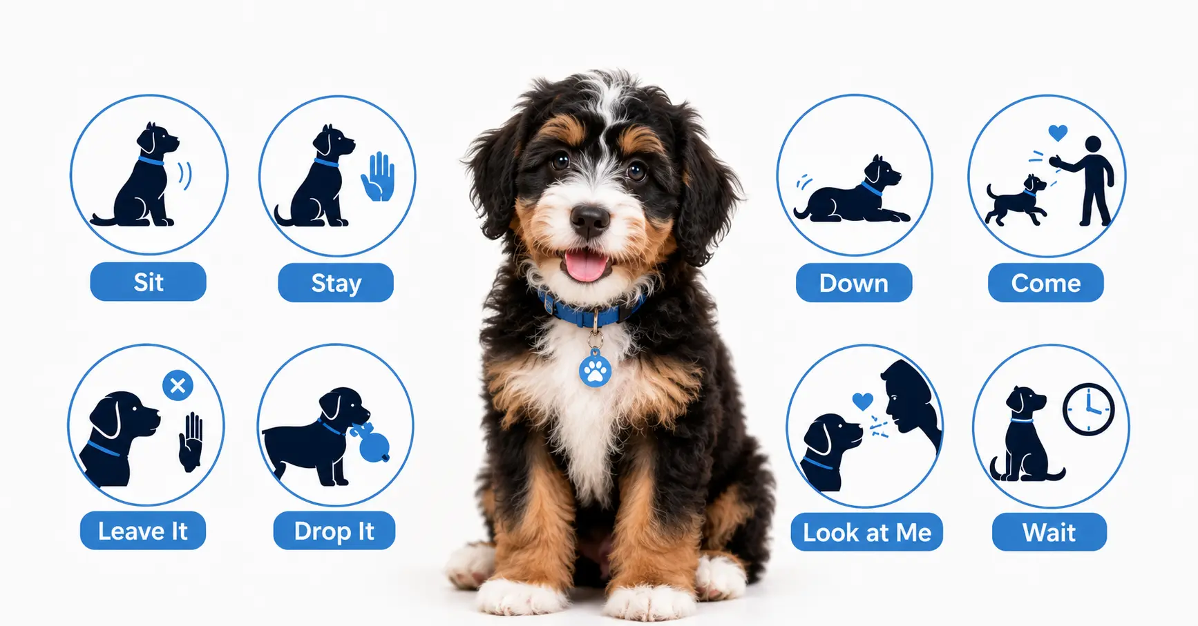 Mini Bernedoodle Basic Commands