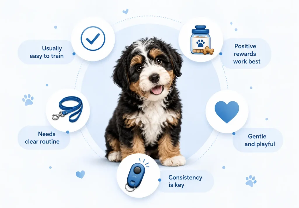 Are Mini Bernedoodles Easy to Train