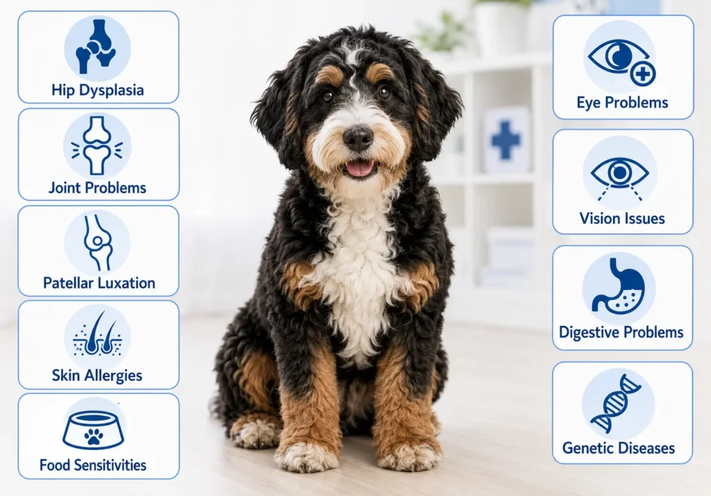 Mini Bernedoodle Health Issues 9 Common Problems to Watch