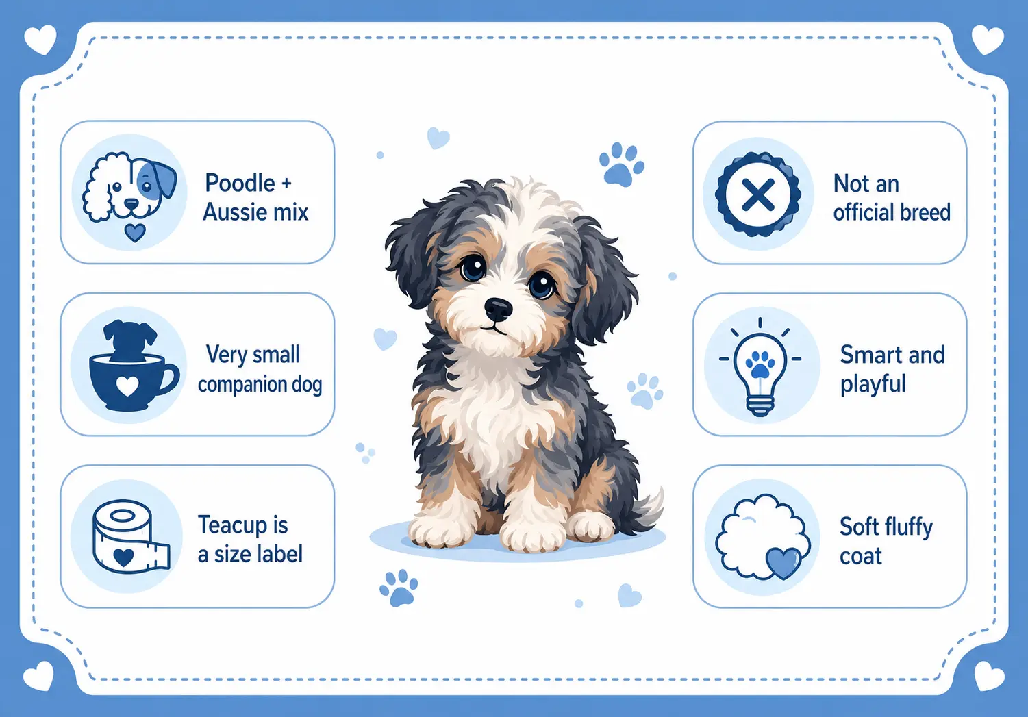 What Is a Teacup Mini Aussiedoodle