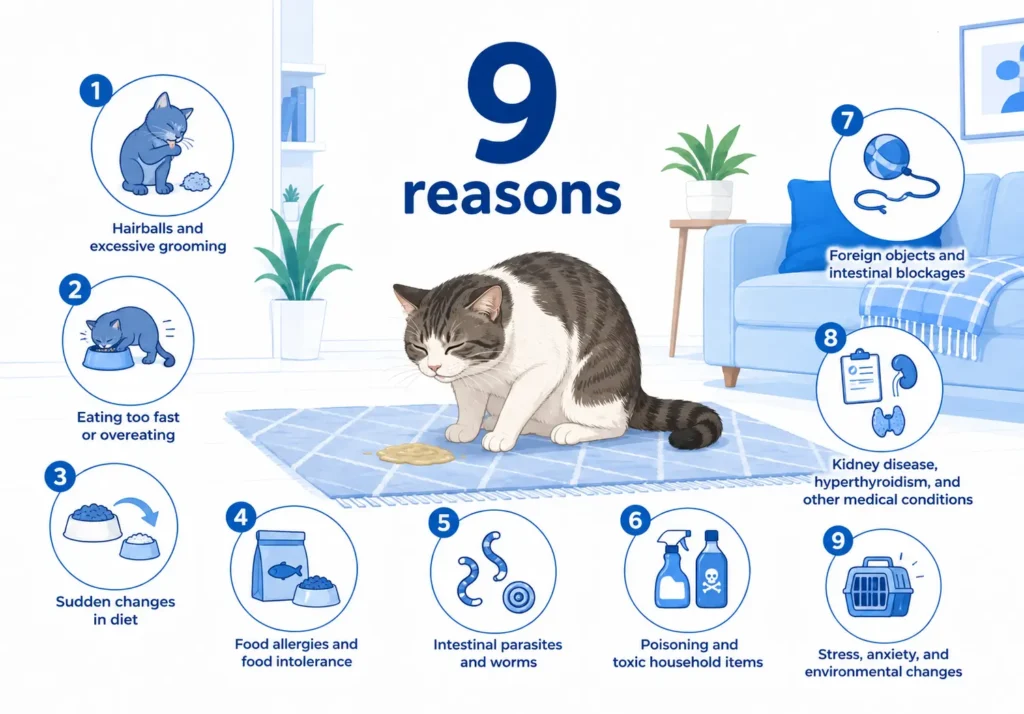 Why Is My Cat Vomiting 9 Powerful Reasons Explained