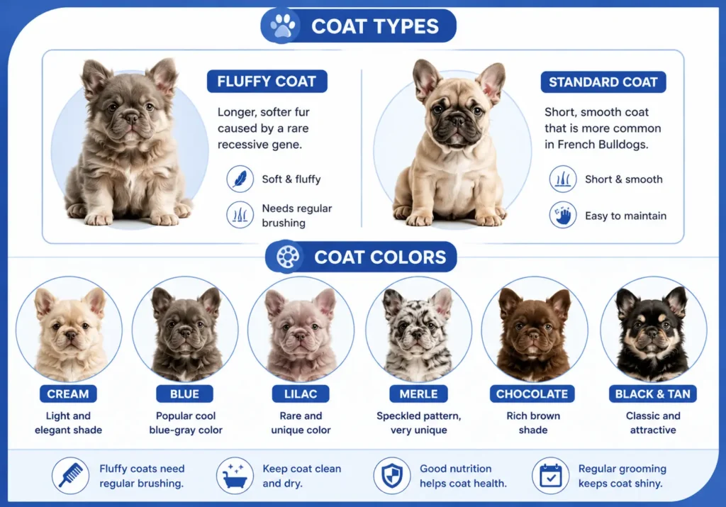 Fluffy French Bulldog Price by Color and Coat Type