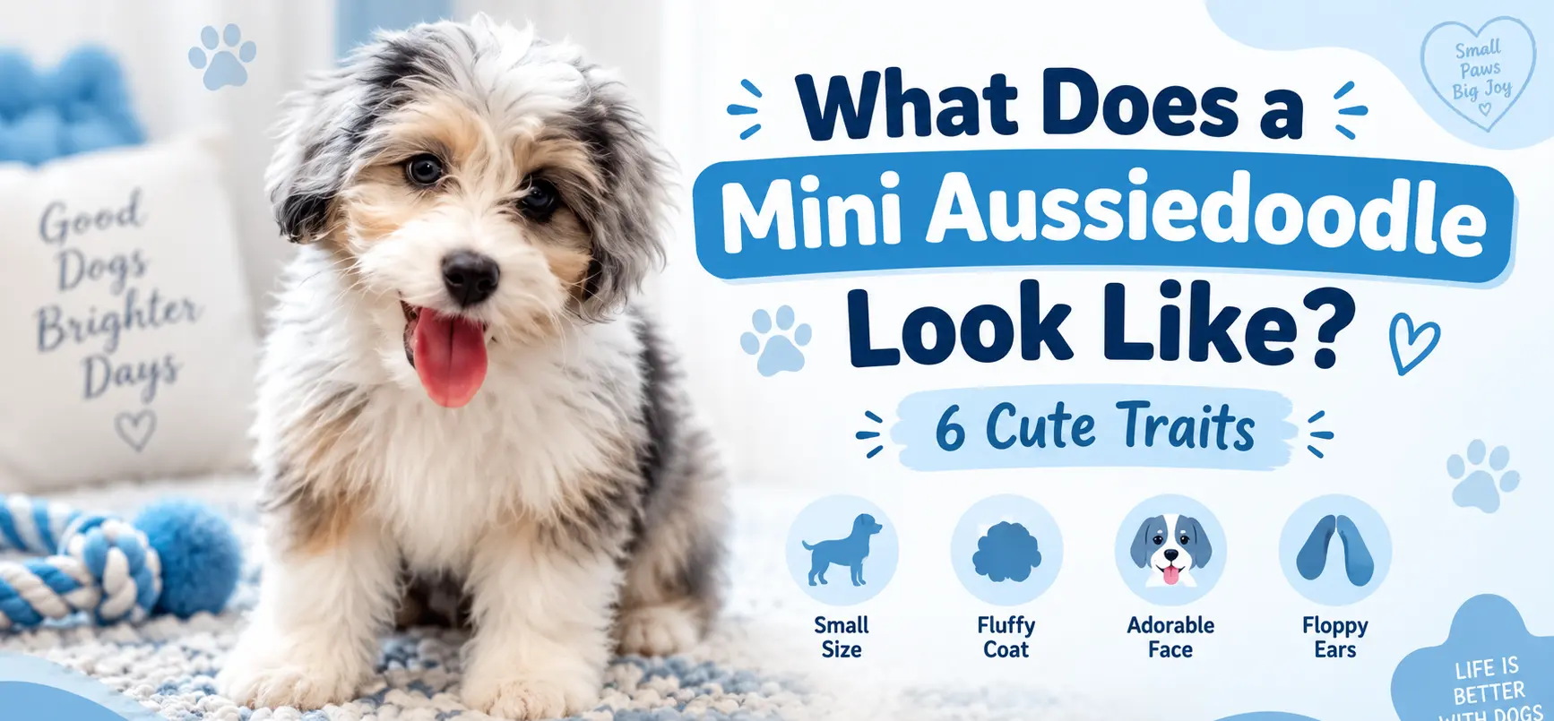 What Does a Mini Aussiedoodle Look Like 6 Cute Traits