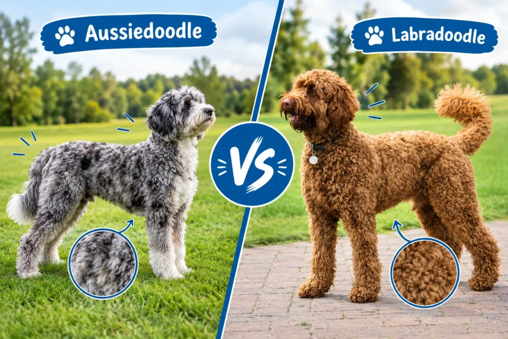 Aussiedoodle vs Labradoodle 8 Key Differences
