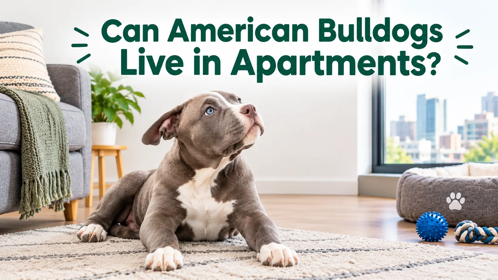 Can American Bulldogs Live in Apartments Space and Exercise Needs featured image