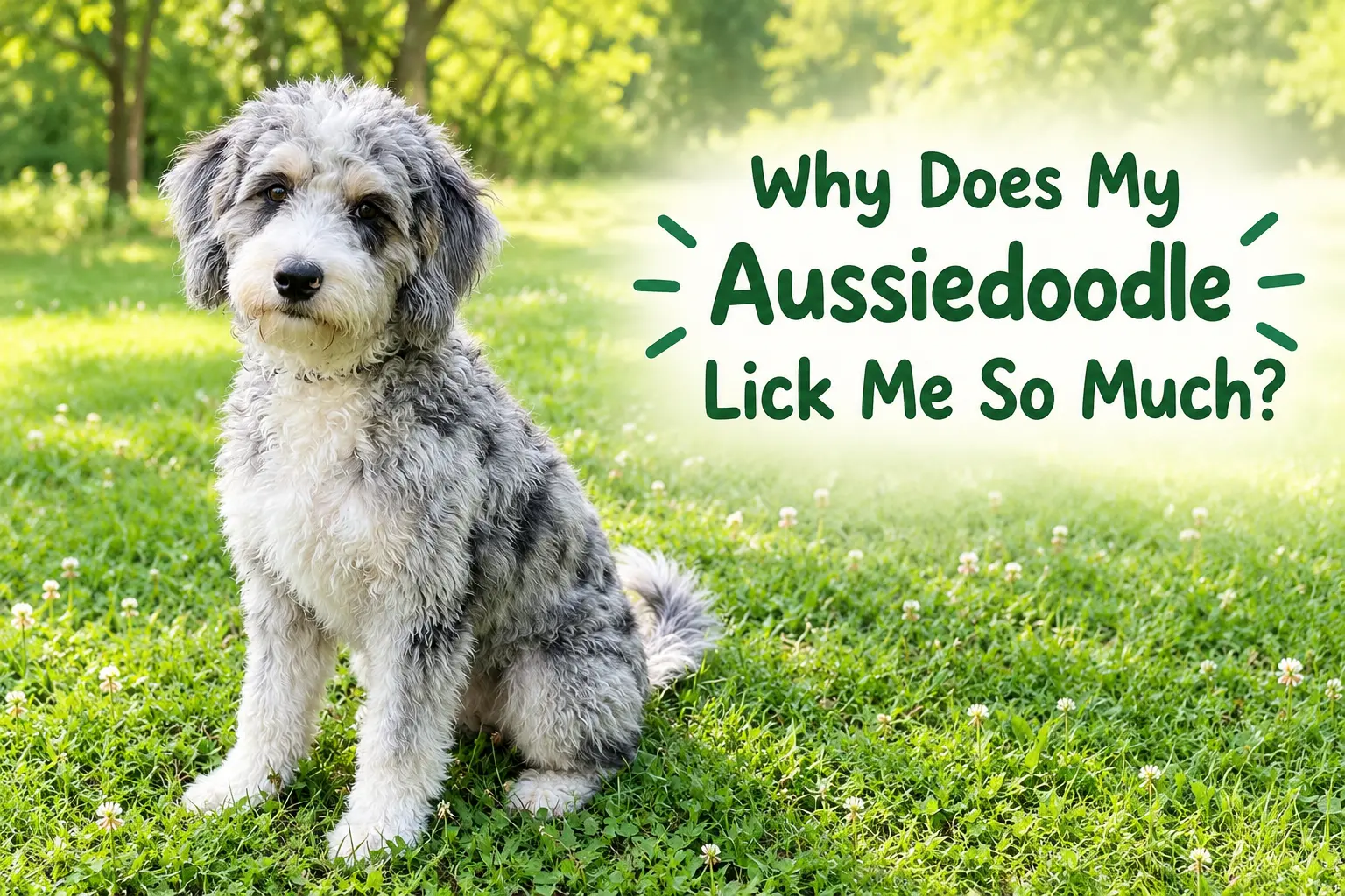 Why Does My Aussiedoodle Lick Me Featured Img